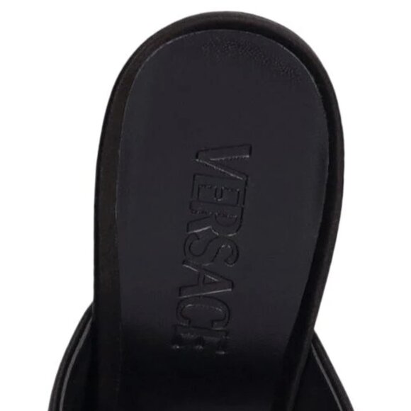 SOLD...BRAND NEW IN BOX  Aevitas Satin Platform Mules Size : 39 - Picture 4 of 9